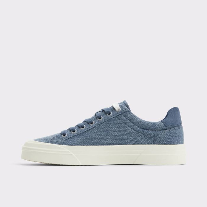 Light Blue Men Aldo Wildside Light Blue Men's Low Top Sneakers