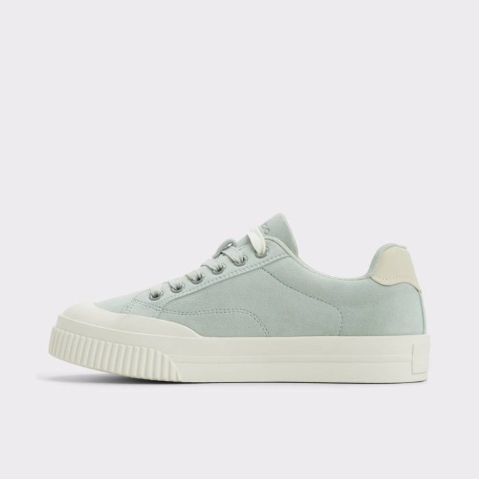 Light Green Greenacre Light Green Women's Low Top Sneakers Sneakers Women Aldo