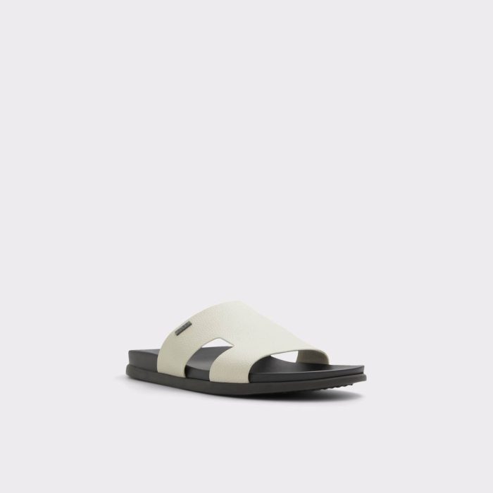 Light Grey Aldo Mondi Light Grey Men's Slides Sandals & Slides Men