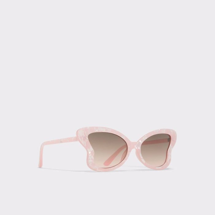 Light Pink Manossi Light Pink Women's Cat Eye Women Sunglasses Aldo