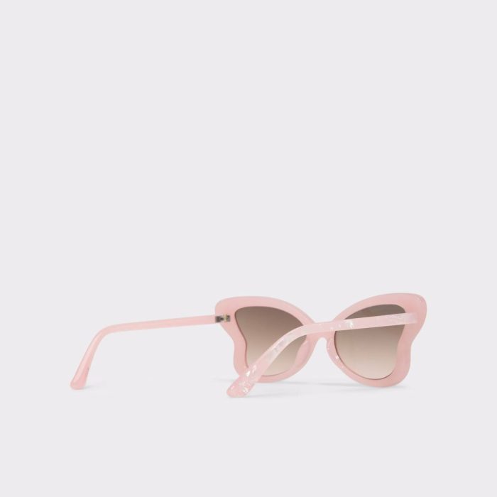 Light Pink Manossi Light Pink Women's Cat Eye Women Sunglasses Aldo