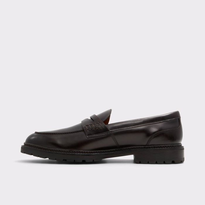Loafers & Slip-Ons Aldo Dark Brown Men Aleris Dark Brown Men's Dress Shoes
