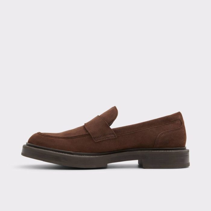 Loafers & Slip-Ons Aldo Dark Brown Men Niko Dark Brown Men's Dress Shoes