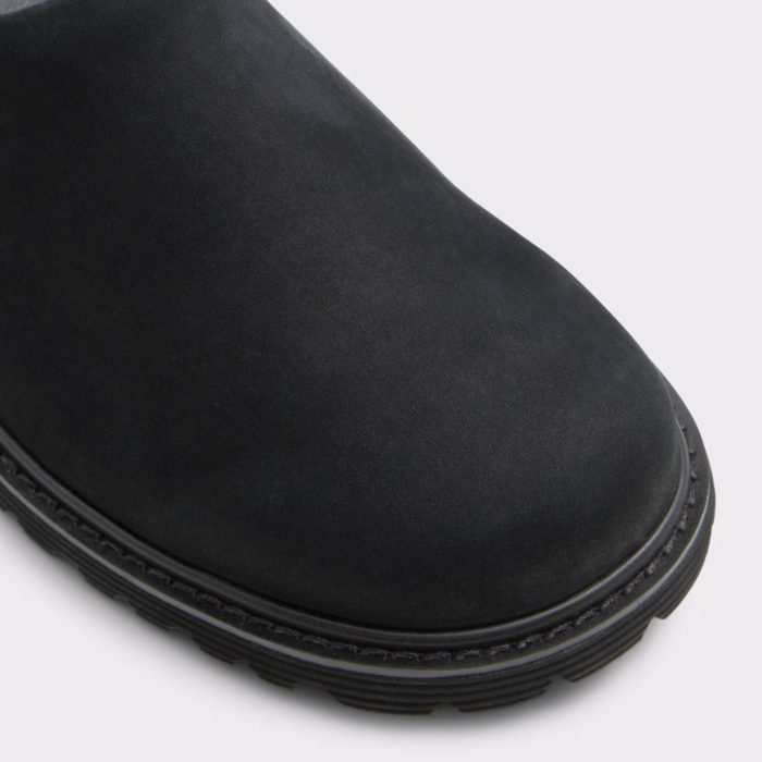 Loafers & Slip-Ons Aldo Men Black Piers Black Men's Slippers And Clogs