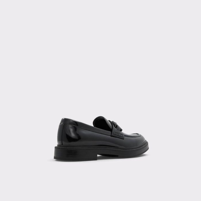 Loafers & Slip-Ons Black Leather Smooth Aldo Norris Black Leather Smooth Men's Dress Shoes Men
