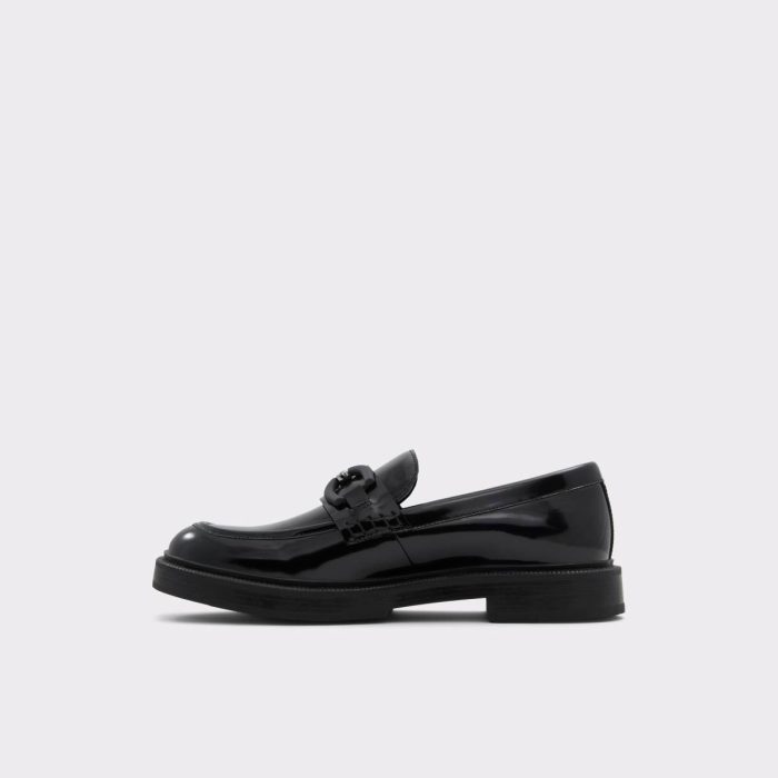 Loafers & Slip-Ons Black Leather Smooth Aldo Norris Black Leather Smooth Men's Dress Shoes Men