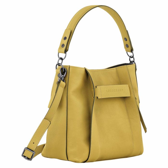 Longchamp 3D S Crossbody Bag Ginger - Leather Leather Bags Ginger Women
