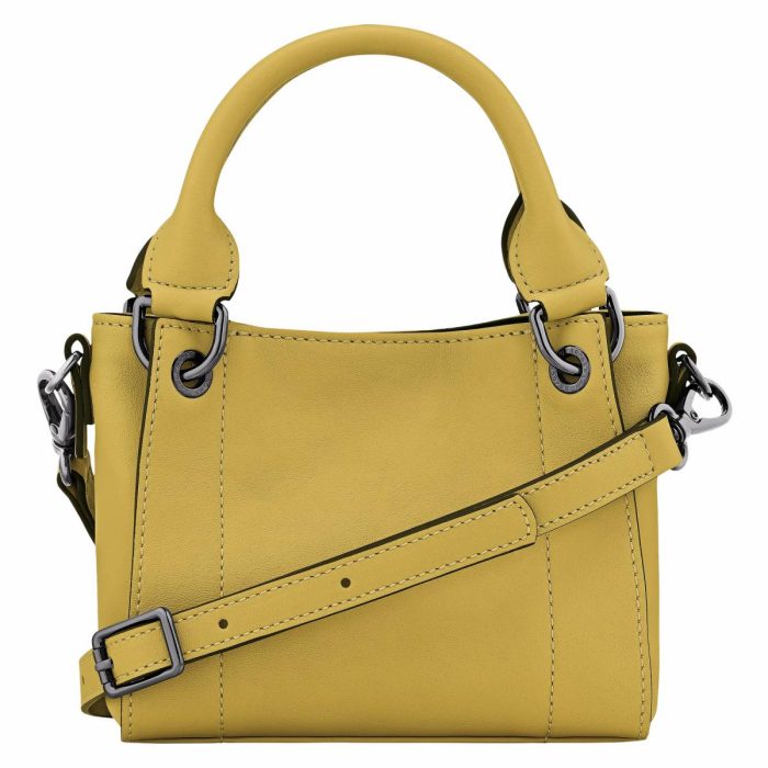 Longchamp 3D Xs Handbag Ginger - Leather Women Leather Bags Ginger