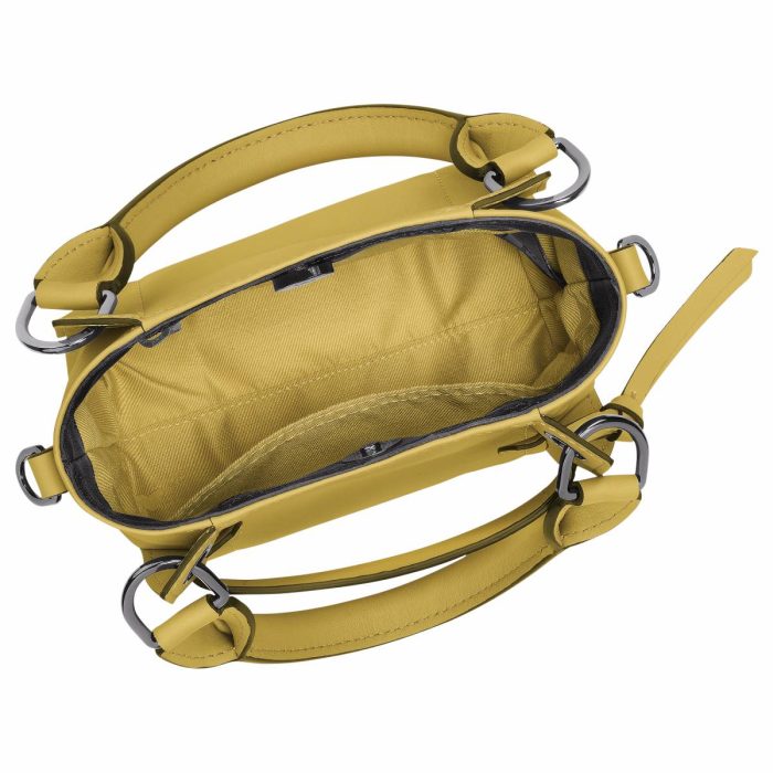 Longchamp 3D Xs Handbag Ginger - Leather Women Leather Bags Ginger