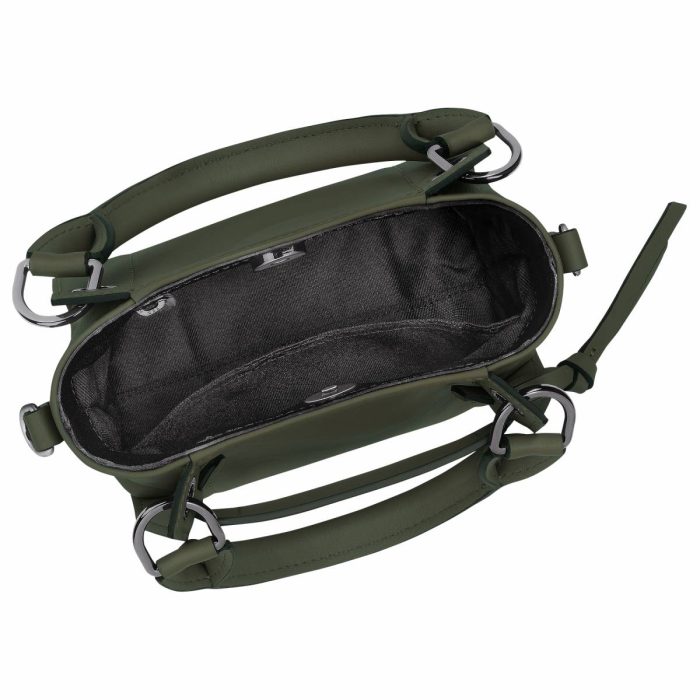 Longchamp 3D Xs Handbag Khaki - Leather Women Khaki Leather Bags