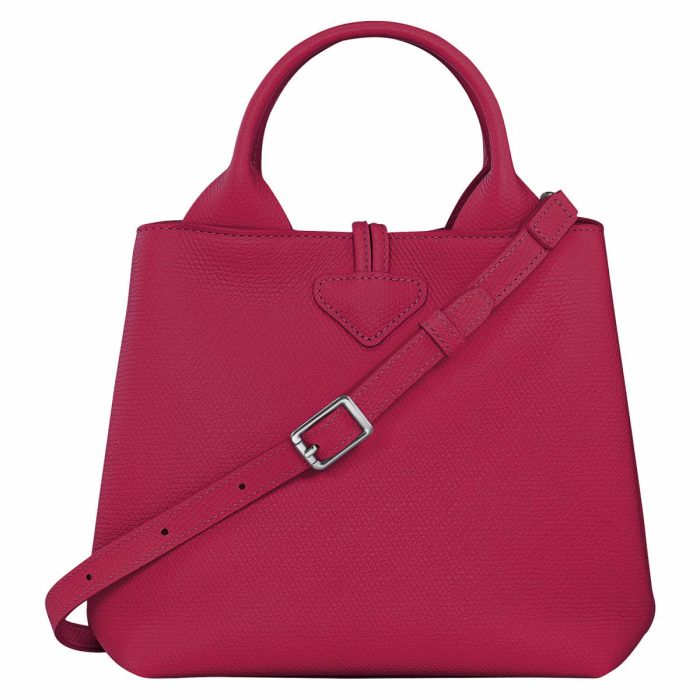 Longchamp Beetroot Le Roseau S Handbag Beetroot - Leather Leather Bags Women