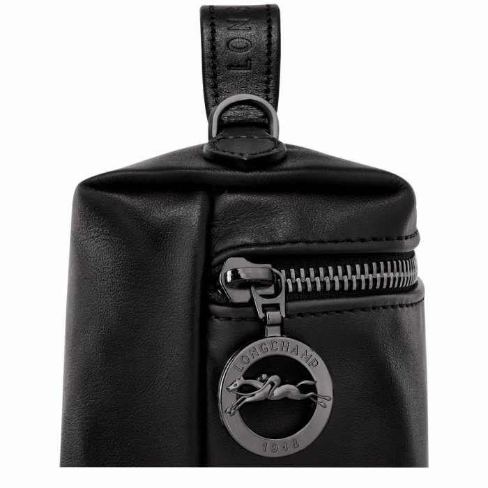 Longchamp Black Le Pliage Xtra Xs Vanity Black - Leather Leather Bags Women