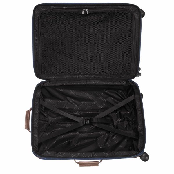 Longchamp Blue Boxford L Suitcase Blue - Recycled Canvas Suitcases Women