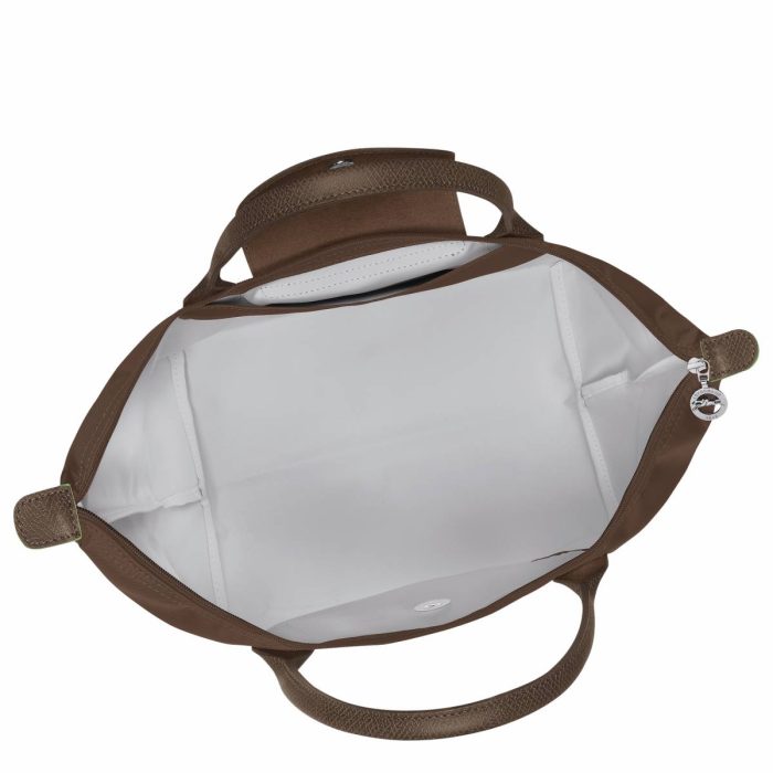 Longchamp Handbags Women Le Pliage Green M Handbag Terra - Recycled Canvas Terra