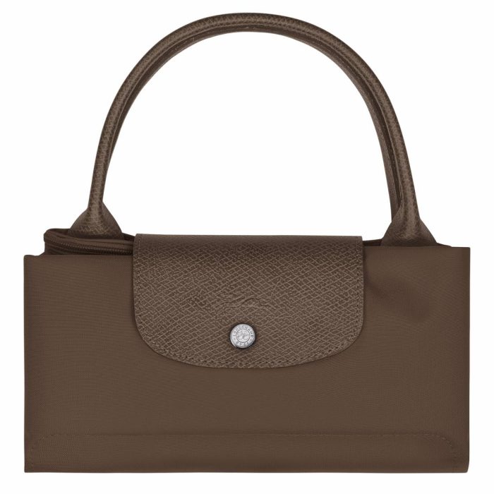 Longchamp Handbags Women Le Pliage Green M Handbag Terra - Recycled Canvas Terra