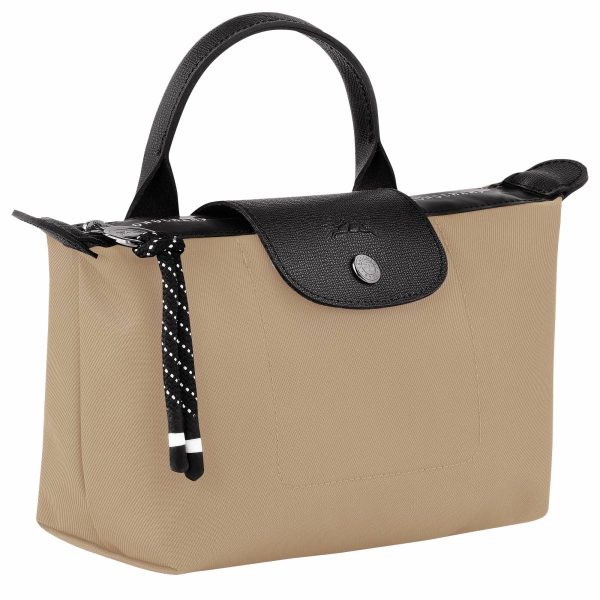 Longchamp Le Pliage Energy Pouch Clay - Recycled Canvas Women Pouches & Cases Clay