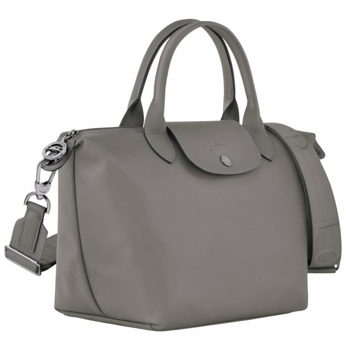 Longchamp Le Pliage Xtra S Handbag Turtledove - Leather Turtledove Leather Bags Women