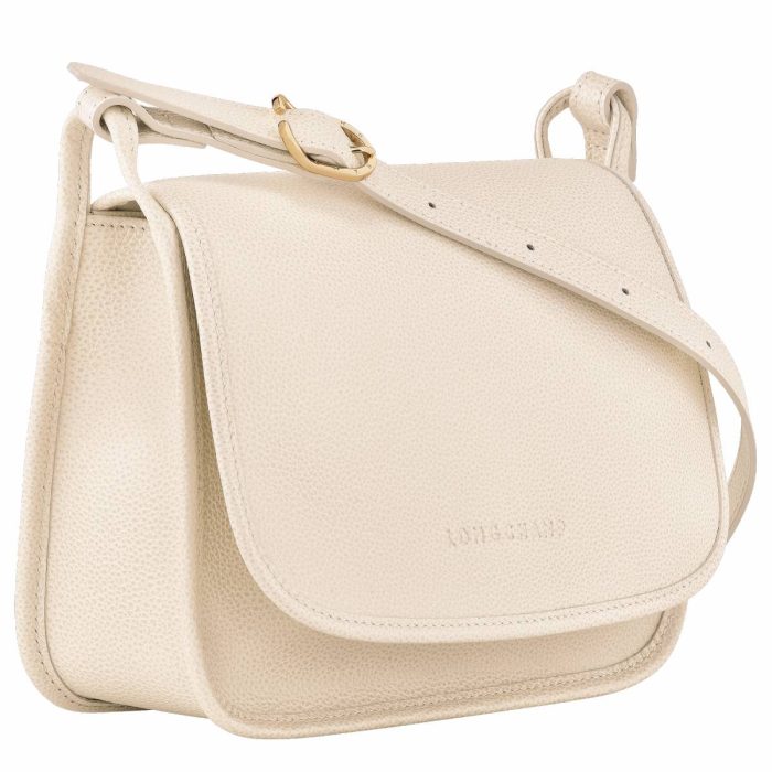Longchamp Leather Bags Le Foulonné M Crossbody Bag Paper - Leather Paper Women