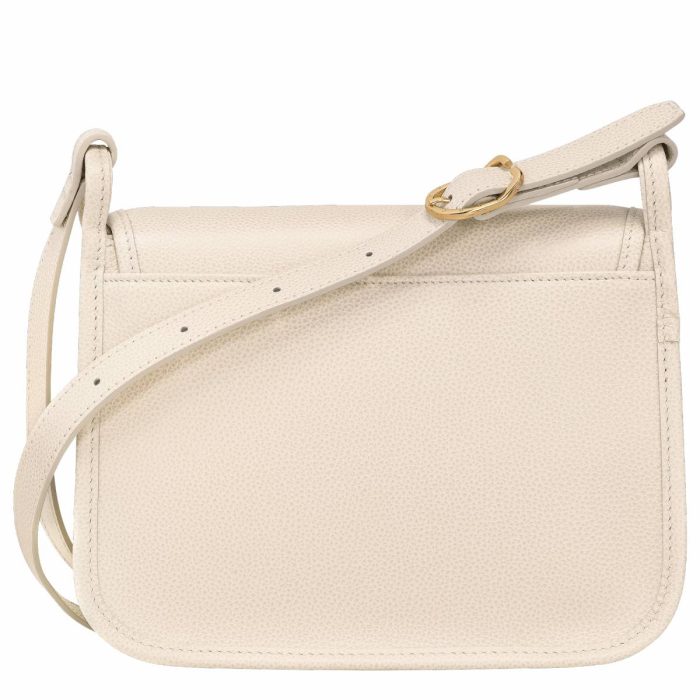 Longchamp Leather Bags Le Foulonné M Crossbody Bag Paper - Leather Paper Women