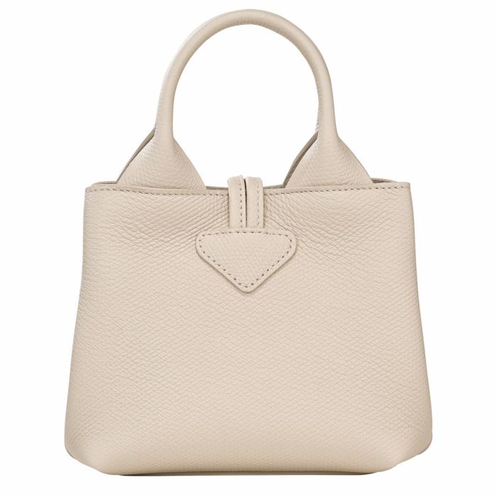 Longchamp Leather Bags Women Le Roseau Xs Handbag Paper - Leather Paper
