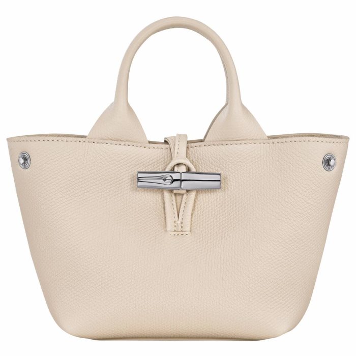 Longchamp Leather Bags Women Le Roseau Xs Handbag Paper - Leather Paper