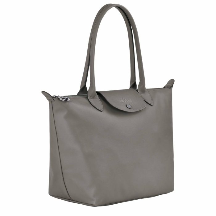 Longchamp Turtledove Le Pliage Xtra M Tote Bag Turtledove - Leather Leather Bags Women