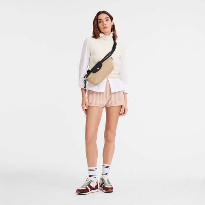 Longchamp Women Clay Belt Bags Le Pliage Energy M Belt Bag Clay - Canvas
