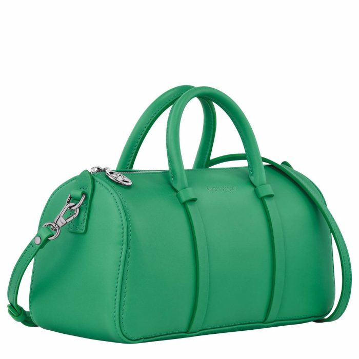 Longchamp Women Green Leather Bags Daylong M Handbag Green - Leather