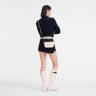 Longchamp Women Leather Bags Le Pliage Xtra Xs Pouch Ecru - Leather Ecru