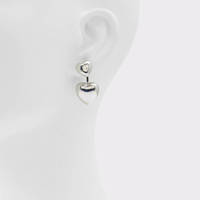 Lovebling Silver/Clear Multi Women's Earrings Aldo Silver/Clear Multi Women Jewelry
