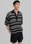 Lucca Knitted Top - Black Black Men The Frankie Shop Tops