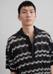 Lucca Knitted Top - Black Black Men The Frankie Shop Tops