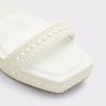 Lulu White Women's Strappy Sandals Heels Aldo Women White