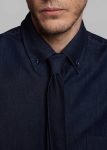 Mason Button Up Shirt - Indigo Blue Men The Frankie Shop Tops