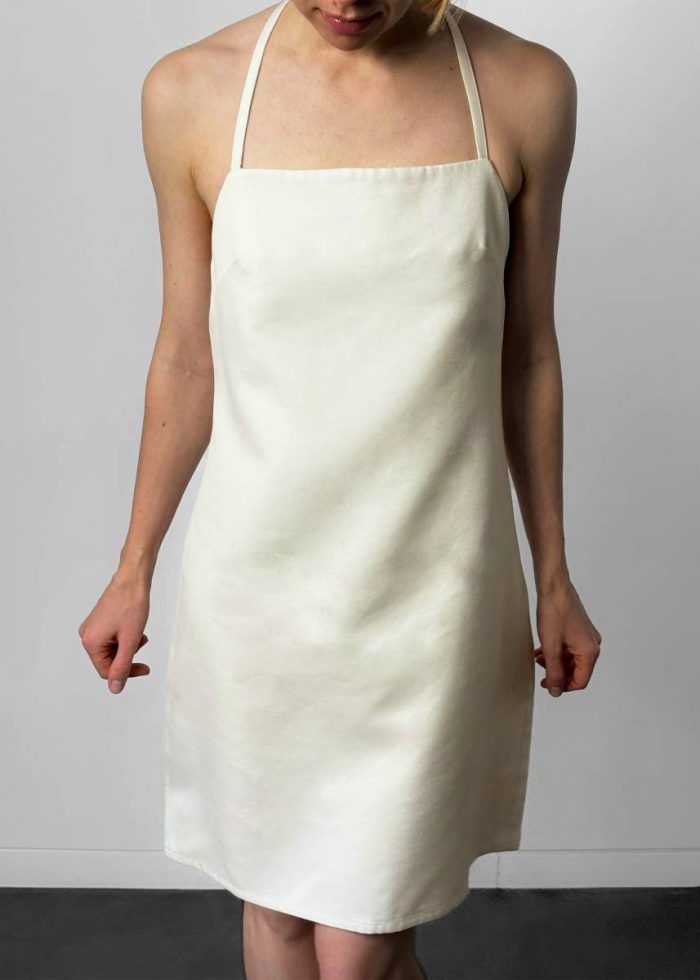 Matin Twill Halter Mini Dress - Natural Dresses Women White The Frankie Shop