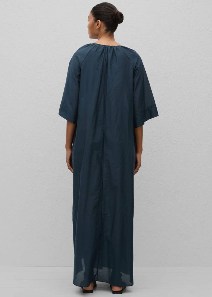 Matteau Blouson Dress - Midnight Women Blue Dresses The Frankie Shop