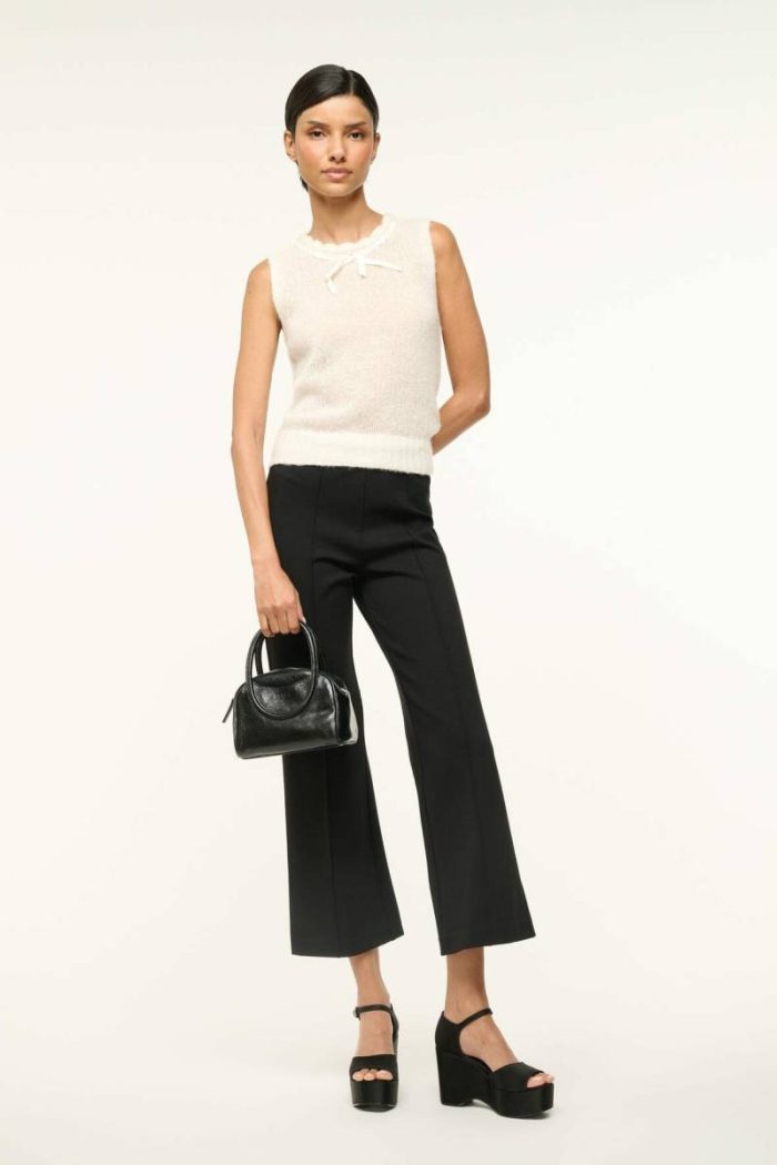 Maude Mini Bowler Bag Black Women Staud Clutches & Handhelds