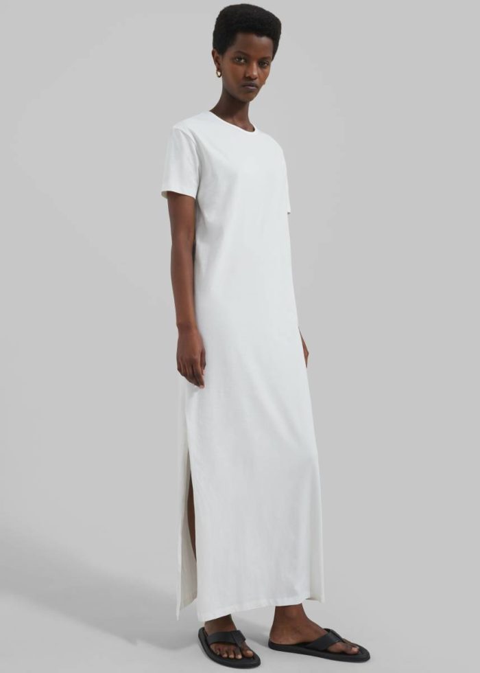 Maya T-Shirt Dress - White The Frankie Shop Dresses Women White