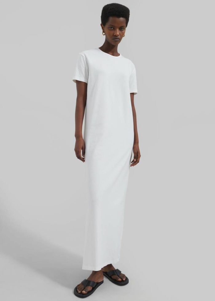 Maya T-Shirt Dress - White The Frankie Shop Dresses Women White
