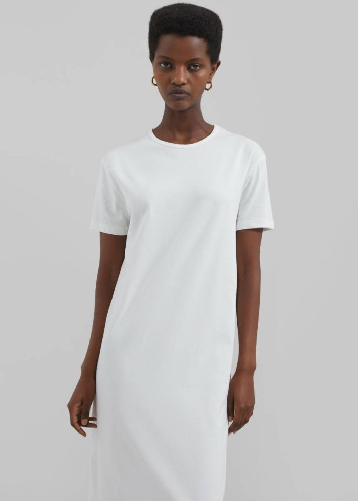 Maya T-Shirt Dress - White The Frankie Shop Dresses Women White