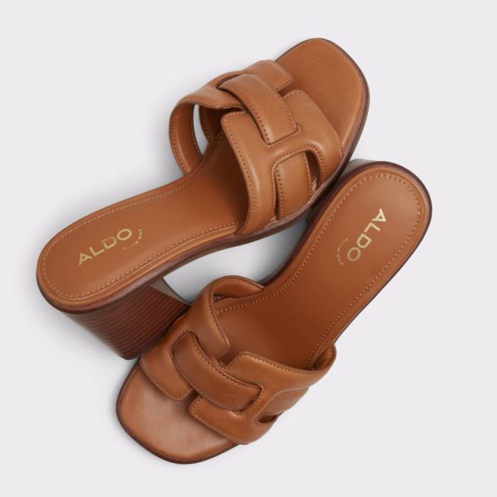 Medium Brown Banaladar Medium Brown Women's Heeled Mules Aldo Sandals Women