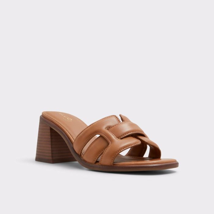 Medium Brown Banaladar Medium Brown Women's Heeled Mules Aldo Sandals Women
