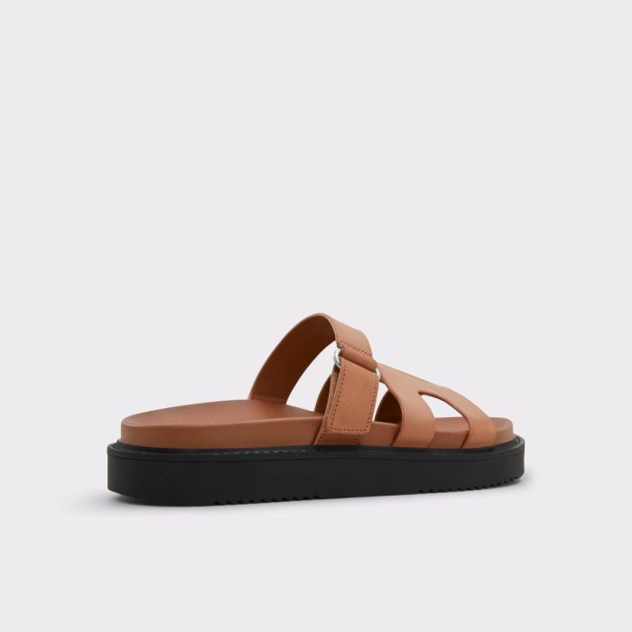 Medium Brown Mariella Medium Brown Women's Footbed Sandals Aldo Women Sandals