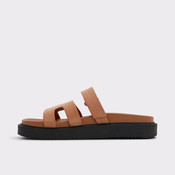 Medium Brown Mariella Medium Brown Women's Footbed Sandals Aldo Women Sandals