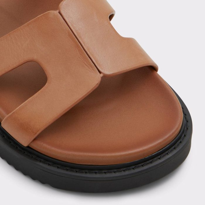 Medium Brown Mariella Medium Brown Women's Footbed Sandals Aldo Women Sandals