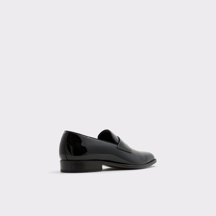 Men Aldo Black Osgoode Black Men's Dress Shoes Loafers & Slip-Ons