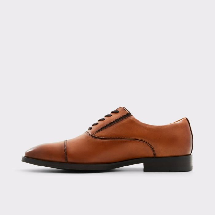 Men Aldo Cognac Oxfords & Lace-Ups Paxley Cognac Men's Oxfords & Lace-Ups