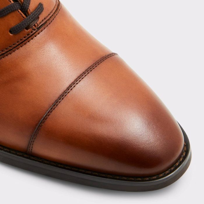 Men Aldo Cognac Oxfords & Lace-Ups Paxley Cognac Men's Oxfords & Lace-Ups