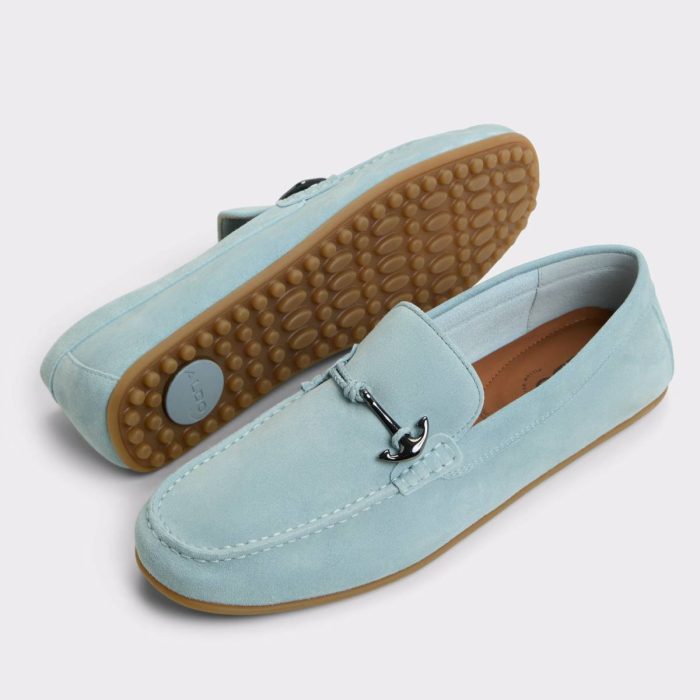 Men Aldo Light Blue Loafers & Slip-Ons Wilbart Light Blue Men's Upcoming Releases