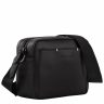Men Black Leather Bags Longchamp Sur Seine Camera Bag Black - Leather